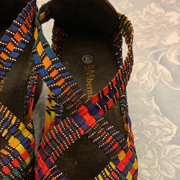 Bernie Mev Colorful Strappy Women's Sandals Size 40. 9/9.5 women’s - Picture 12 of 15